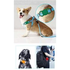 Tech-protect Pet maska za Apple AirTag za ogrlica za pse, crno