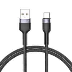 Tech-protect Ultraboost kabel USB / USB-C 3A 1m, crno