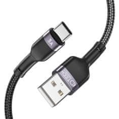 Tech-protect Ultraboost kabel USB / USB-C 3A 1m, crno