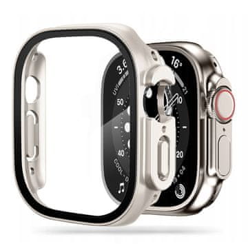 Tech-protect Defense 360 maska sa zaštitnim staklom za Apple Watch Ultra 49mm, titanium