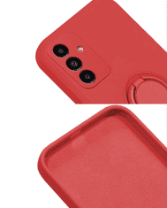 Onasi Liquid Ring maska ​​za Galaxy A33 5G, silikonska, crvena