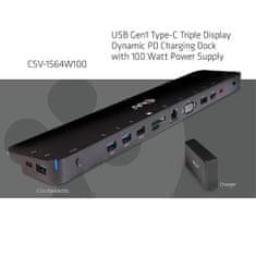 Club 3D CSV-1564W100 priključna stanica, 14u1, USB-C, 4K