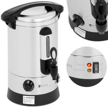 Royal Catering Dvoslojni čelični bojler 6,5 l 1500 W