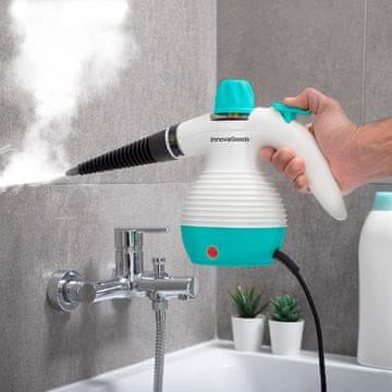 InnovaGoods Višenamjenski ručni parni uređaj s dodacima 9 u 1 Steany