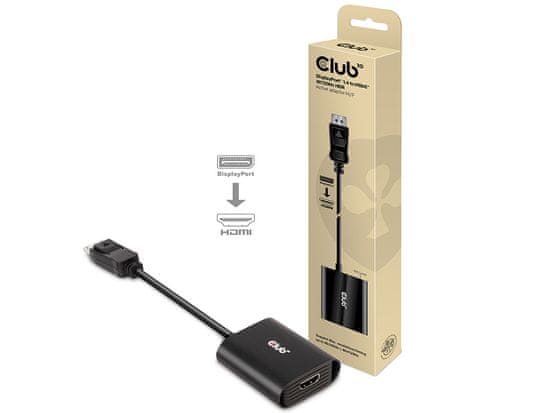 Club 3D CAC-1085 adapter DisplayPort 1.4 na HDMI, M/F