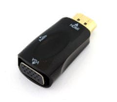 aptel Pretvarač adaptera iz HDMI u VGA + audio aux kabel 2