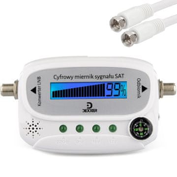 Dexxer Digitalno LCD tražilo satelitskog signala + antenski kabel