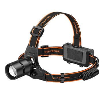 Superfire Prednja svjetiljka Superfire HL71, 500lm, USB