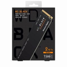 Western Digital SN850X SSD disk, NVMe, PCIe, Gen4, 2 TB (WDS200T2X0E)