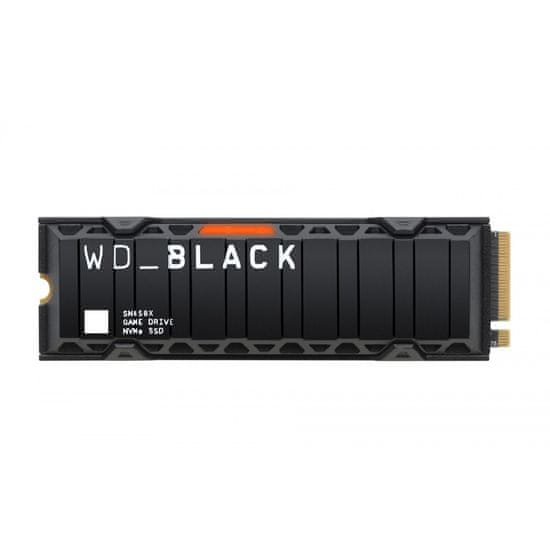 Western Digital SN850X SSD disk, NVMe, PCIe, Gen4, hlađenje, 2 TB (WDS200T2XHE)