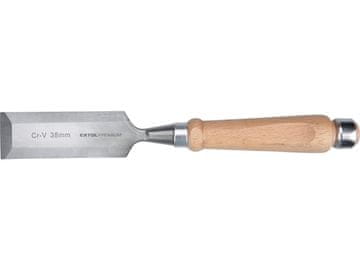 Extol Premium Sječivo (8812338) s kvalitetnom bukovom drškom, 38 mm, duljina 290 mm, CrV