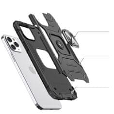MG Ring Armor maska za iPhone 14 Pro, crno