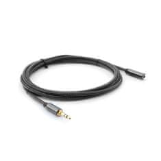 MG audio kabel 3.5mm mini jack F/M 5m, crno