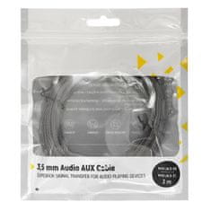 MG audio kabel 3.5mm mini jack F/M 5m, crno