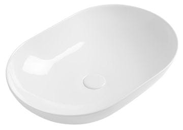 SAPHO Keramički umivaonik za ploču 60x40cm bijeli - BALISONG