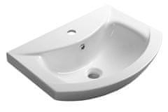 AQUALINE AQUALINE Bijeli Keramički Ugradbeni Umivaonik 55cm