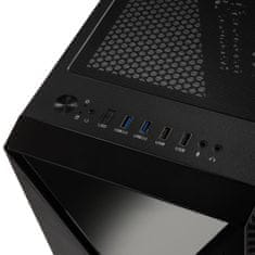 Void X kućište za računalo, ATX, aRGB osvijetljeno, crna