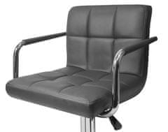 Aga 2x Barska stolica s naslonima za ruke Siva