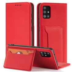 MG Magnet Card preklopna maska za Samsung Galaxy A53 5G, crvena