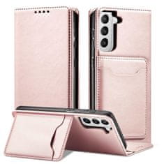 MG Magnet Card preklopna maska za Samsung Galaxy S22, ružičasta