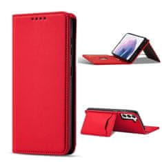 MG Magnet Card preklopna maska za Samsung Galaxy S22 Plus, crvena