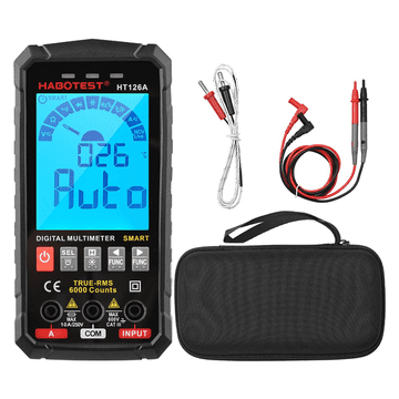 Habotest Univerzalni LCD digitalni multimetar HT126A + LED lampa