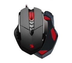 A4Tech A4Tech Bloody V7m gaming miš, USB, crna, 3200 DPI