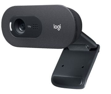 slomart Logitech C505 webcam, HD 720p, USB, Crna