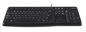 slomart Logitech Keyboard K120 for Business, crna