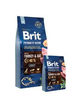 Brit Brit Premium by Nature Light - suha hrana za pse - Jabuka, Piletina, Kukuruz, puretina 15 kg