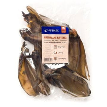 slomart PETMEX cijelo svinjsko uho, 10 kom.