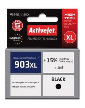ActiveJet Activejet AH-903BRX zamjenska tinta za HP 903XL, crna, 30 ml, visoki prinos