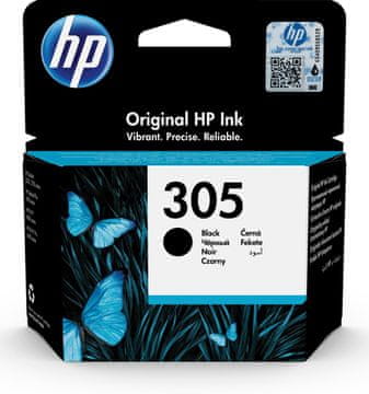 HP 305 Original crna tinta uložak, 2 ml, 120 stranica