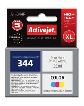 ActiveJet Zamjenska tinta Activejet AH-344R za HP 344 C9363EE, boja, 21 ml, XL
