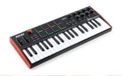 Akai Akai MPK MINI PLUS mini kontrolna tipkovnica, crvena/crna