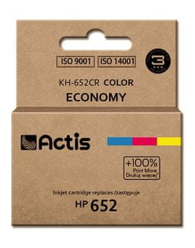 ACS Zamjenska tinta Actis KH-652CR za HP 652 F6V24AE, boja, 18 ml