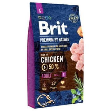 Brit BRIT Premium by Nature Small Chicken - Suha hrana za male pse, 8 kg