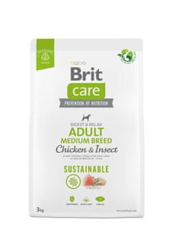 Brit BRIT Care Dog Sustainable Odrasli piletina i insekti - suha hrana za pse, 3 kg
