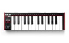 Akai AKAI LPK 25 MKII MIDI kontrolna tipkovnica, 25 tipki, USB, crvena/crna