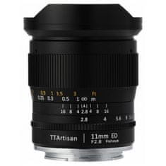 TTArtisan MF 11mm f/2.8 širokokutni fisheye objektiv za Canon RF