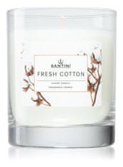 Santini Luksuzna svijeća - Fresh Cotton, 200g
