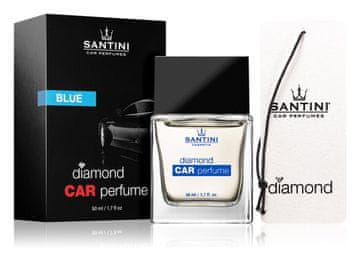 Santini Miris za automobil - Diamond Blue