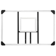Vidaxl Košarkaška ploča prozirna 106x69x3 cm polikarbonatna