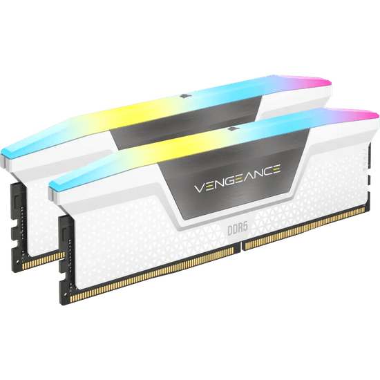 Corsair Vengeance memorija (RAM), 32GB (2x16GB) DDR5, 6200MHz PC5-49600 CL36, 1.30V (CMH32GX5M2B6200C36W)