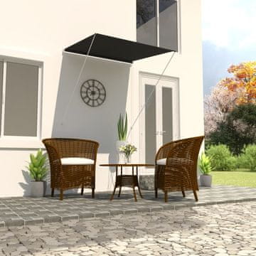 Vidaxl Rolo tenda 100 x 150 cm antracit