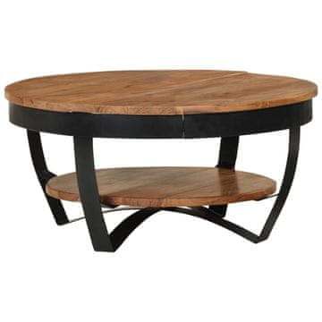 Vidaxl Stolić za kavu 65 x 65 x 32 cm od masivnog bagremovog drva