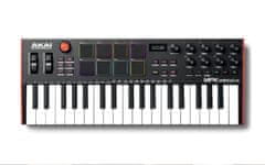 Akai Akai MPK MINI PLUS mini kontrolna tipkovnica, crvena/crna