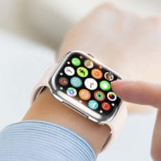 Dux Ducis Samo maska sa zaštitnim staklom za Apple Watch 7 41mm, srebro