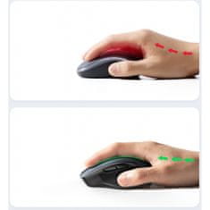 Ugreen MU006 USB bežični miš, crno