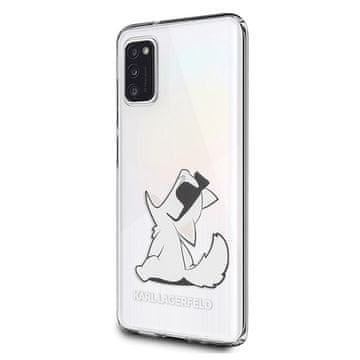 Karl Lagerfeld Karl Lagerfeld Choupette Fun maska za Samsung A41 - prozirna